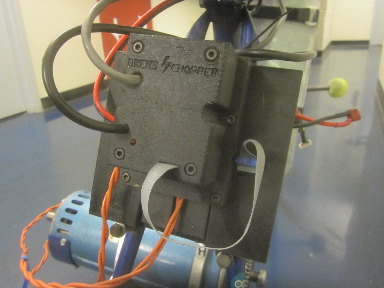 3D printed motor controller housing