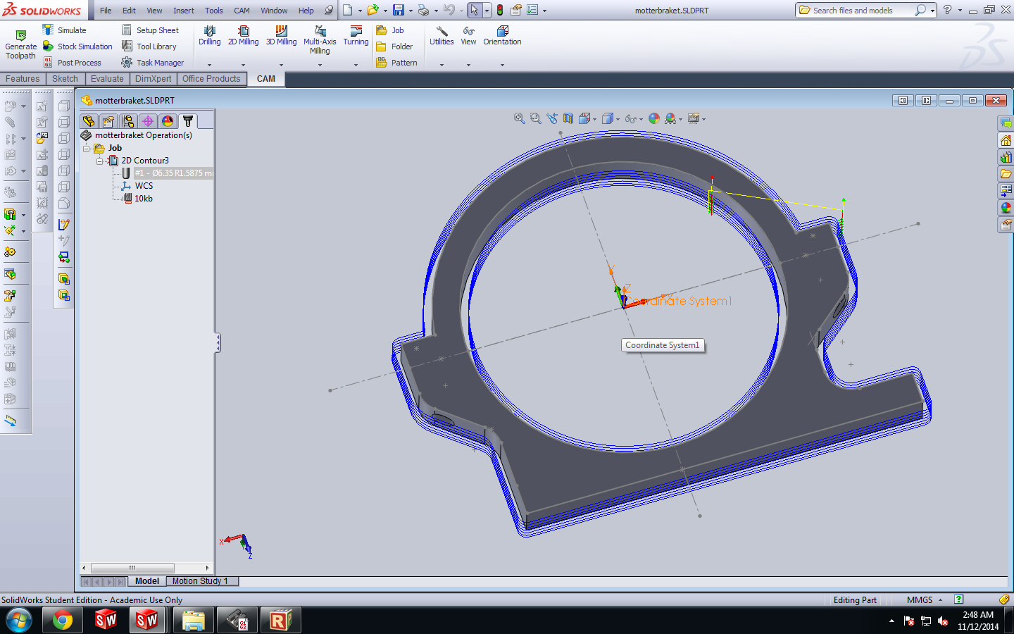 motor mount CAD
